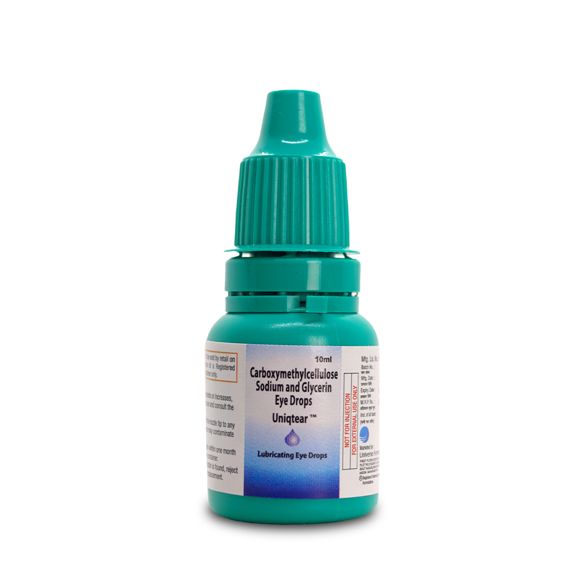 Uniqtear Eye Drops — Lubricating & Moisturizing product pack by Universal Formulations