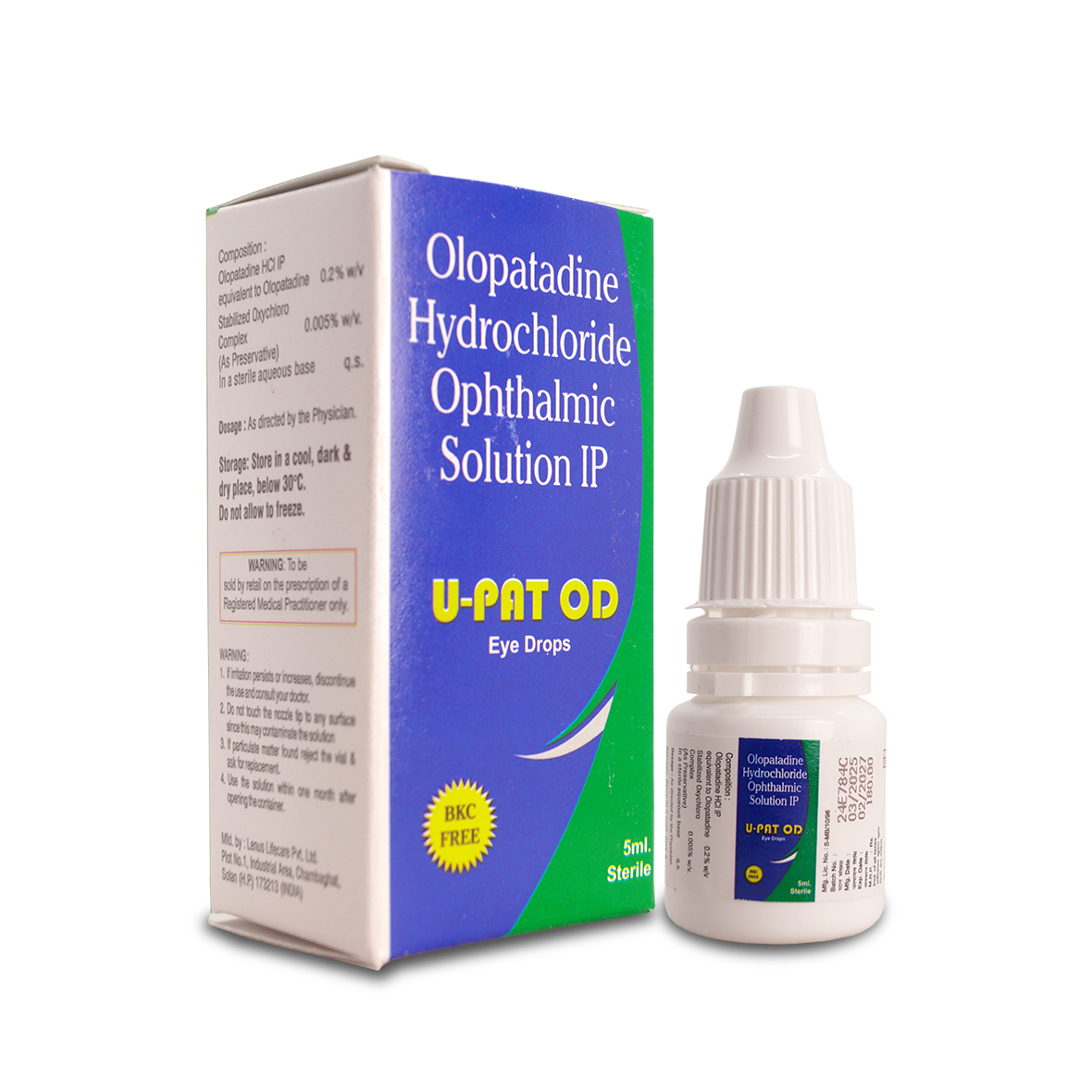 U-PAT OD Anti-Allergy Eye Drop