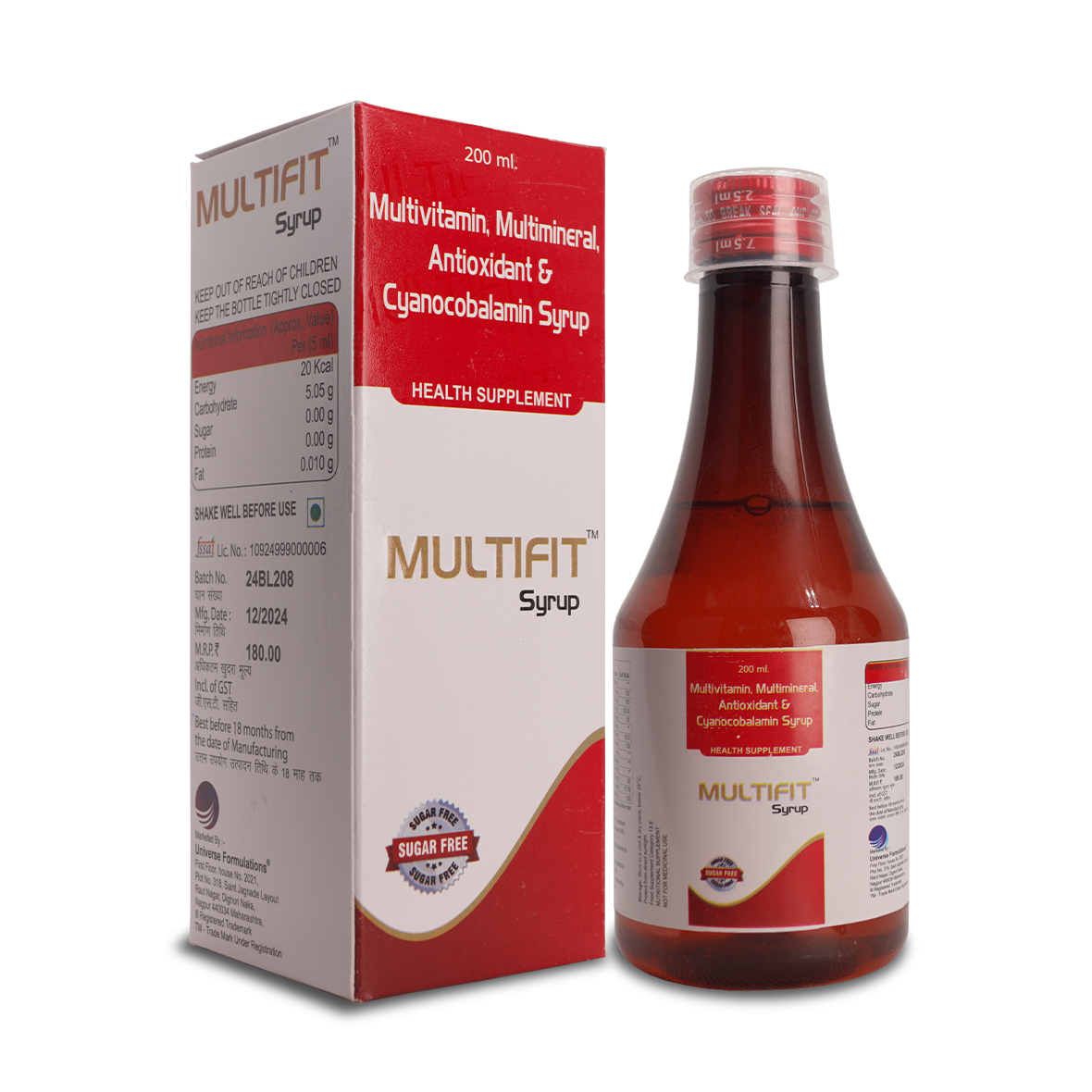 Multifit Syrup Multivitamin for All Ages